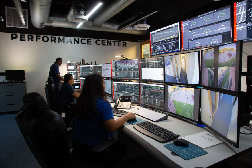 The Performance Center provides 24/7 remote operations and advanced monitoring for power generation facilities